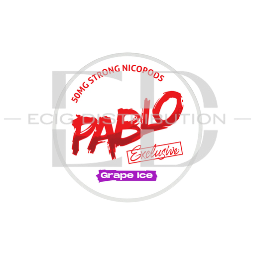 [PABNPO-GI50MG] Pablo Nicotine Pouches - Grape Ice 50MG 