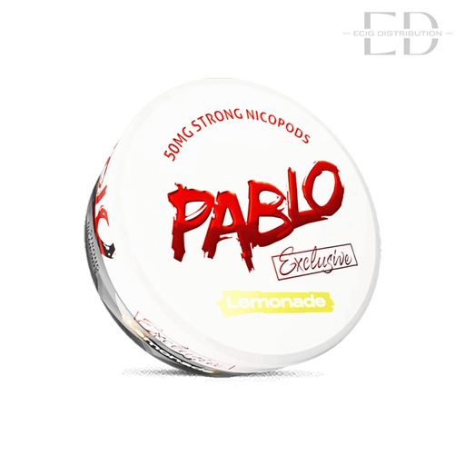 [PABNPO-L50MG] Pablo Nicotine Pouches - Lemonade 50MG