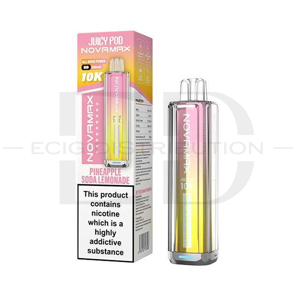 Juicy Pod Novamax 10K Pod Kit - Pineapple Soda Lemonade 