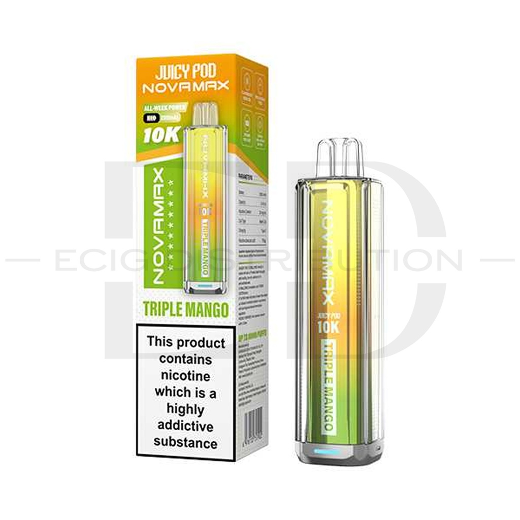 Juicy Pod Novamax 10K Pod Kit - Triple Mango 