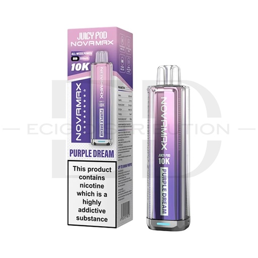 [JUIPNO10KPK-PD]  Juicy Pod Novamax 10K Pod Kit - Purple Dream 