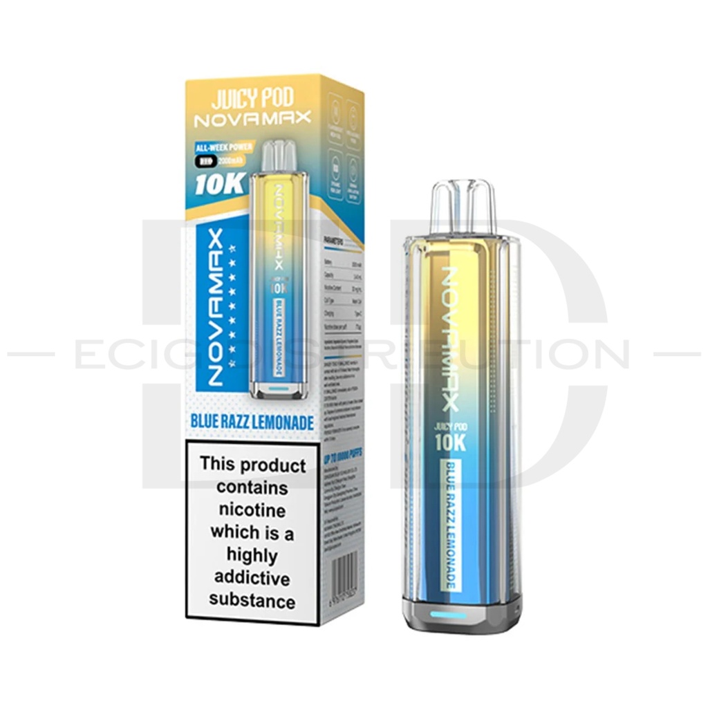 Juicy Pod Novamax 10K Pod Kit - Blue Razz Lemonade 