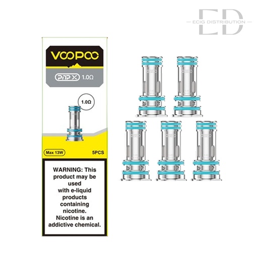 [VOOPXC5Pcs/Pack-1.0OHM] Voopoo PNP X Coil 5Pcs/Pack - 1.0 Ohm 