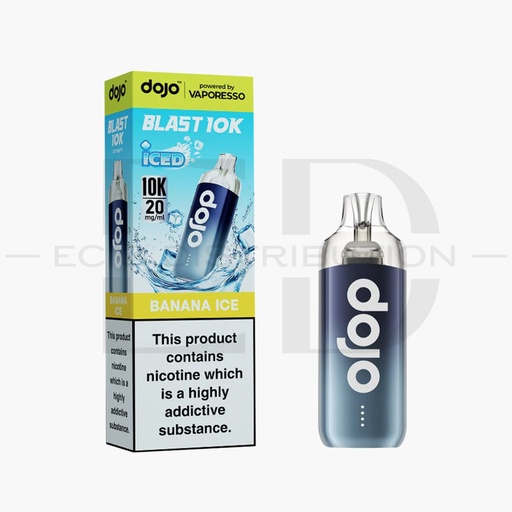 [VAPDBL10KPBI20MG] Vaporesso Dojo Blast 10K Pod Kit- Banana Ice 20MG
