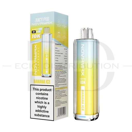 [JUIPNO10KPK-BI] Juicy Pod Novamax 10K Pod Kit - Banana Ice 