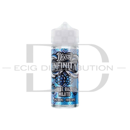 [DOOI10S70/30-BRM0MG] Doozy Infinity 100ML Shortfill 70/30 - Blue Razz Mojito 0MG
