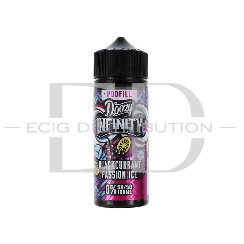 Doozy Infinity 100ML Shortfill 50/50 - Blackcurrant Passion Ice 0MG