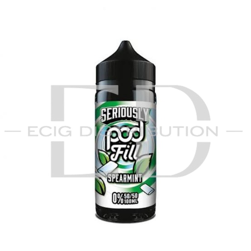 [DOOSPOF100ML50/50-S0MG] Doozy Seriously Pod Fill 100ML 50/50 - Spearmint 0MG