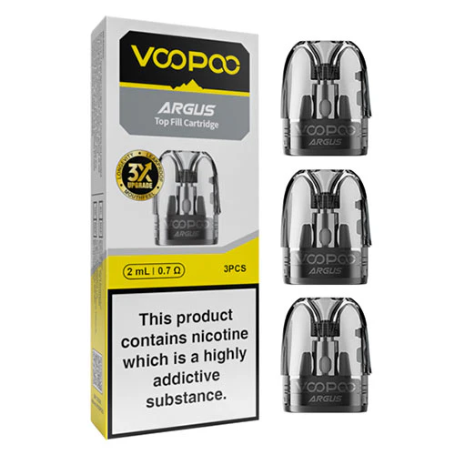 [VOOATOFC3Pcs/Pack-0.7OHM] Voopoo Argus Top Fill Cartridge 3Pcs/Pack - 0.7 Ohm  