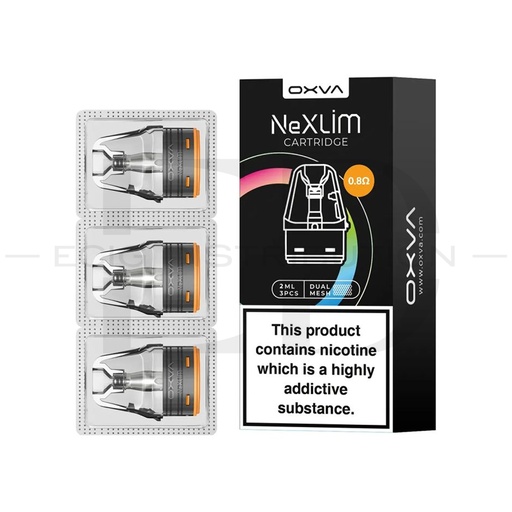 [OXVNREP3Pcs/Pack-0.8OHM] Oxva Nexlim Refillable Pod 3Pcs/Pack - 0.8 Ohm  