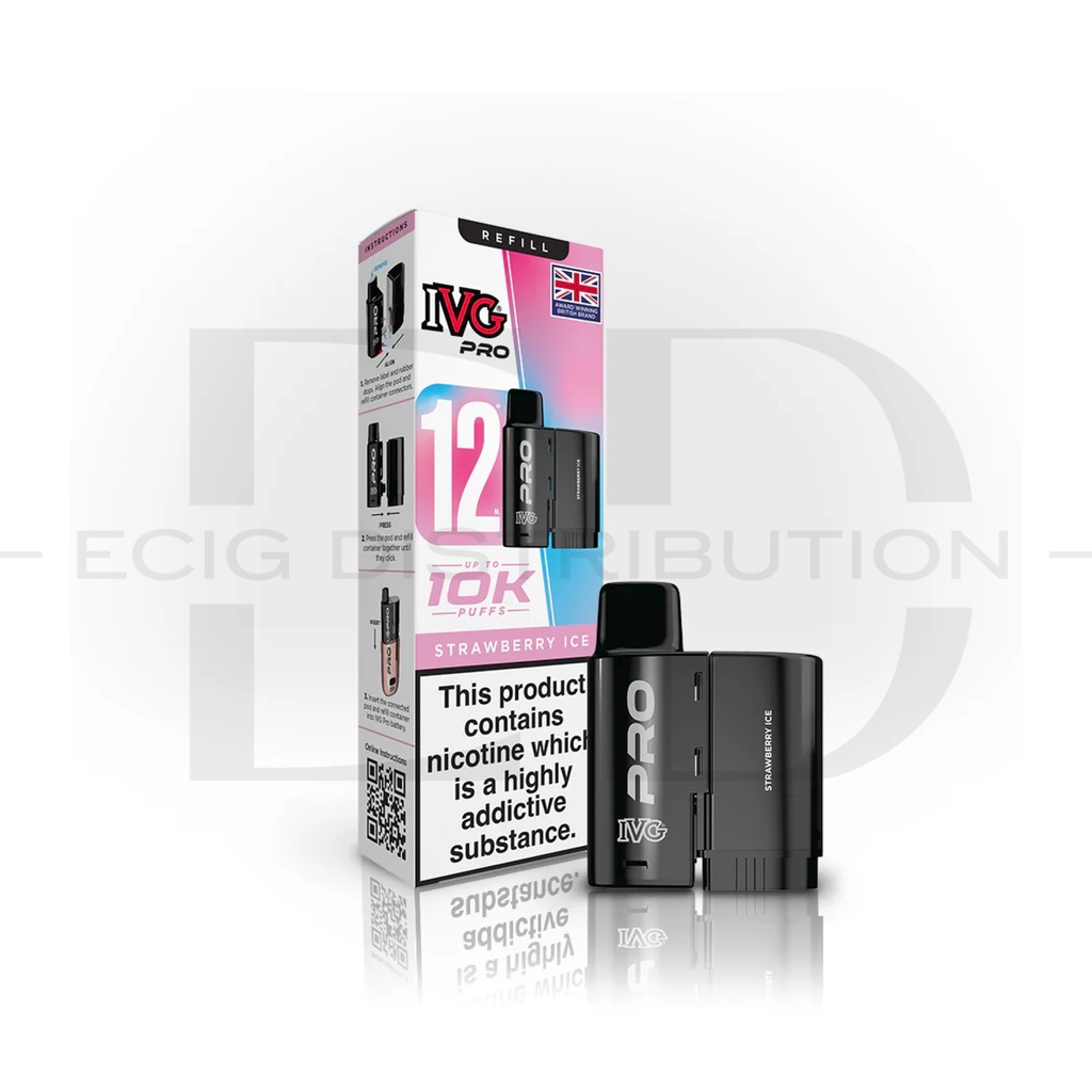 IVG Pro 12 Refillable Pod - Strawberry Ice 20MG