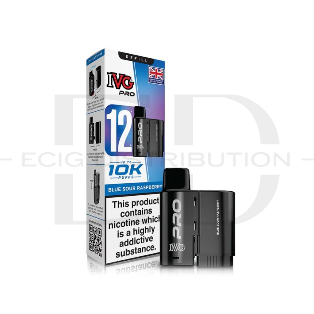 IVG Pro 12 Refillable Pod - Blue Sour Raspberry 20MG