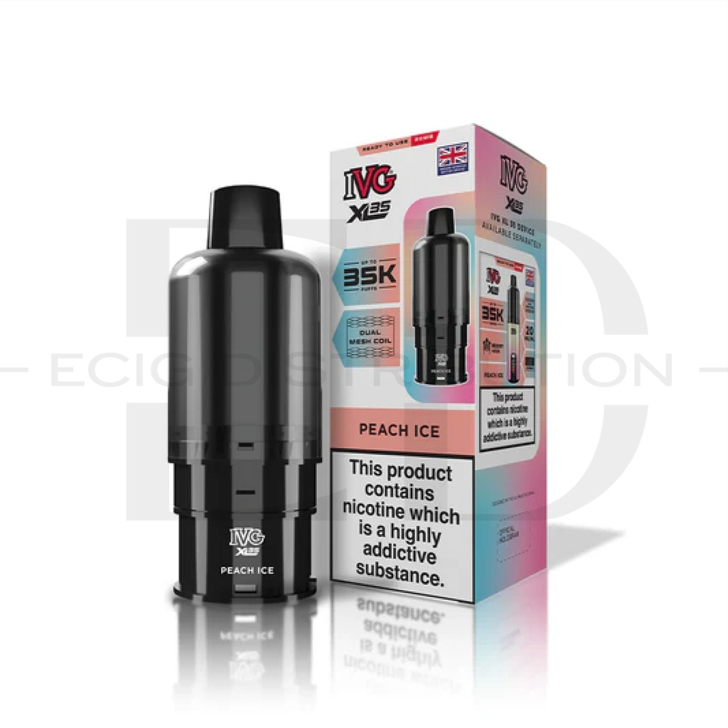IVG XL 35 Refillable Pod - Peach Ice 20MG