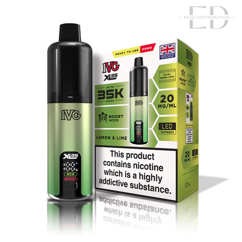 IVG XL 35 Pod Kit - Lemon Lime 20MG
