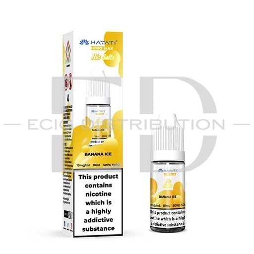 [HAYNSA-BI10MG] Hayati Nic Salts - Banana Ice 10MG
