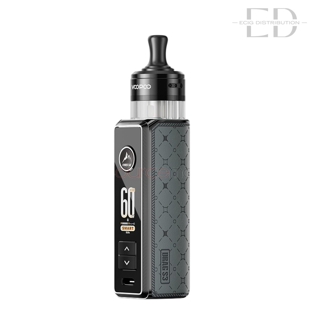 Voopoo Drag S3 Pod Kit - Metal Gray 