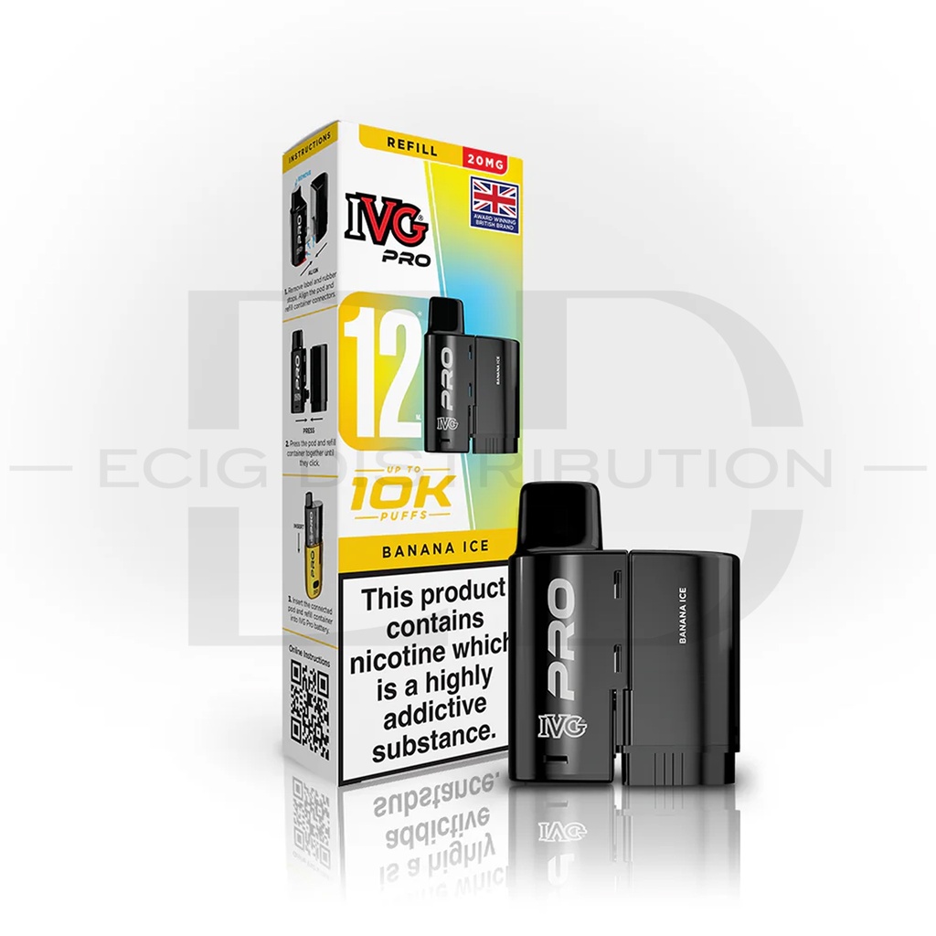 IVG Pro 12 Refillable Pod - Banana Ice 20MG