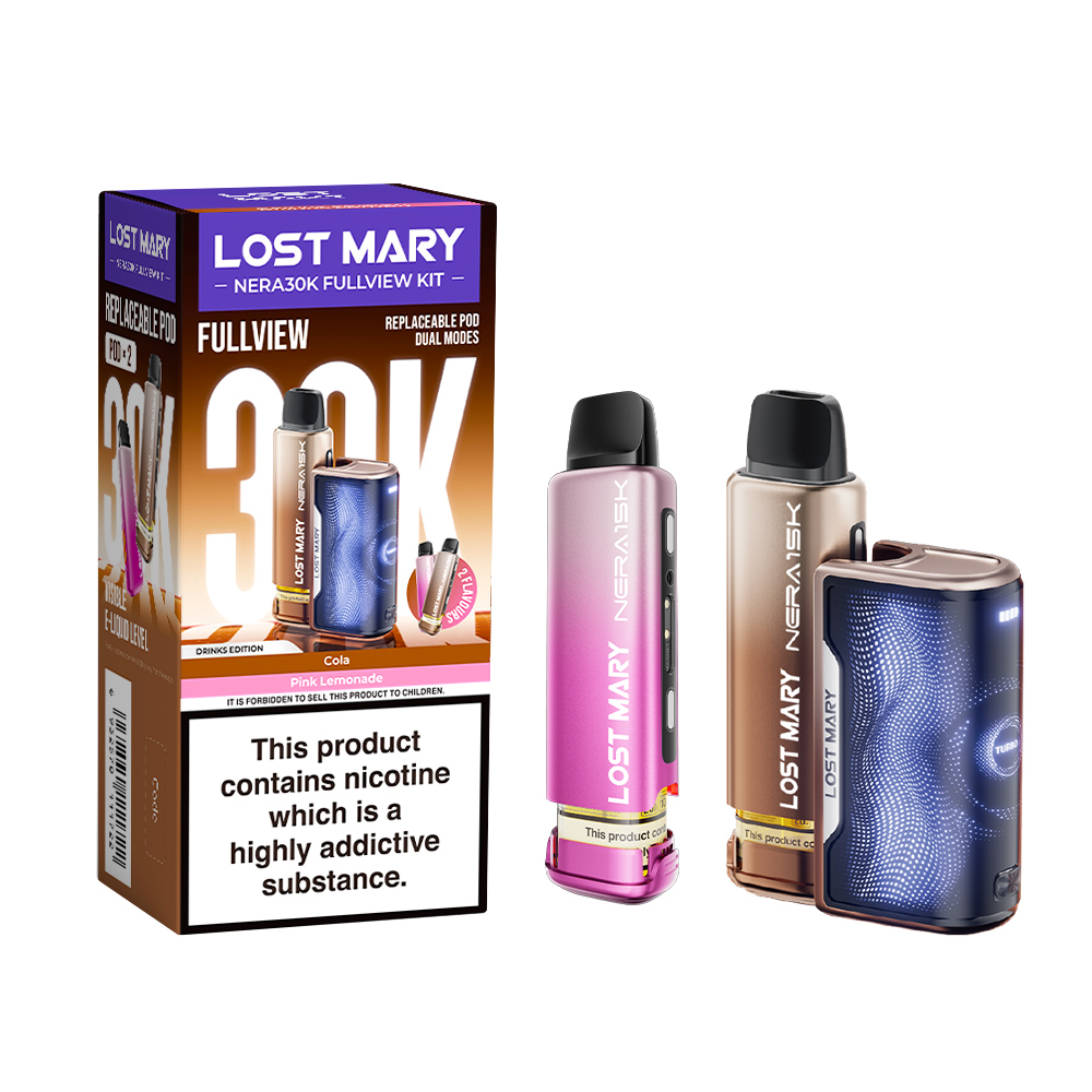 Lost Mary Nera 30K Full View Kit - Drinks Edition
