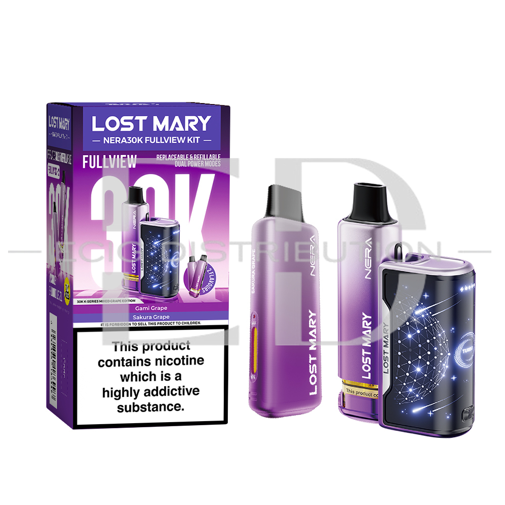 Lost Mary Nera 30K Full View Kit - Mixed Grape Edition 