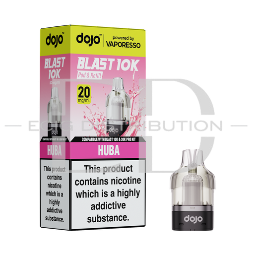 [VAPDBL30KPRP-H20MG]  Vaporesso Dojo Blast 30K Pro Refillable Pod - Huba 20MG 