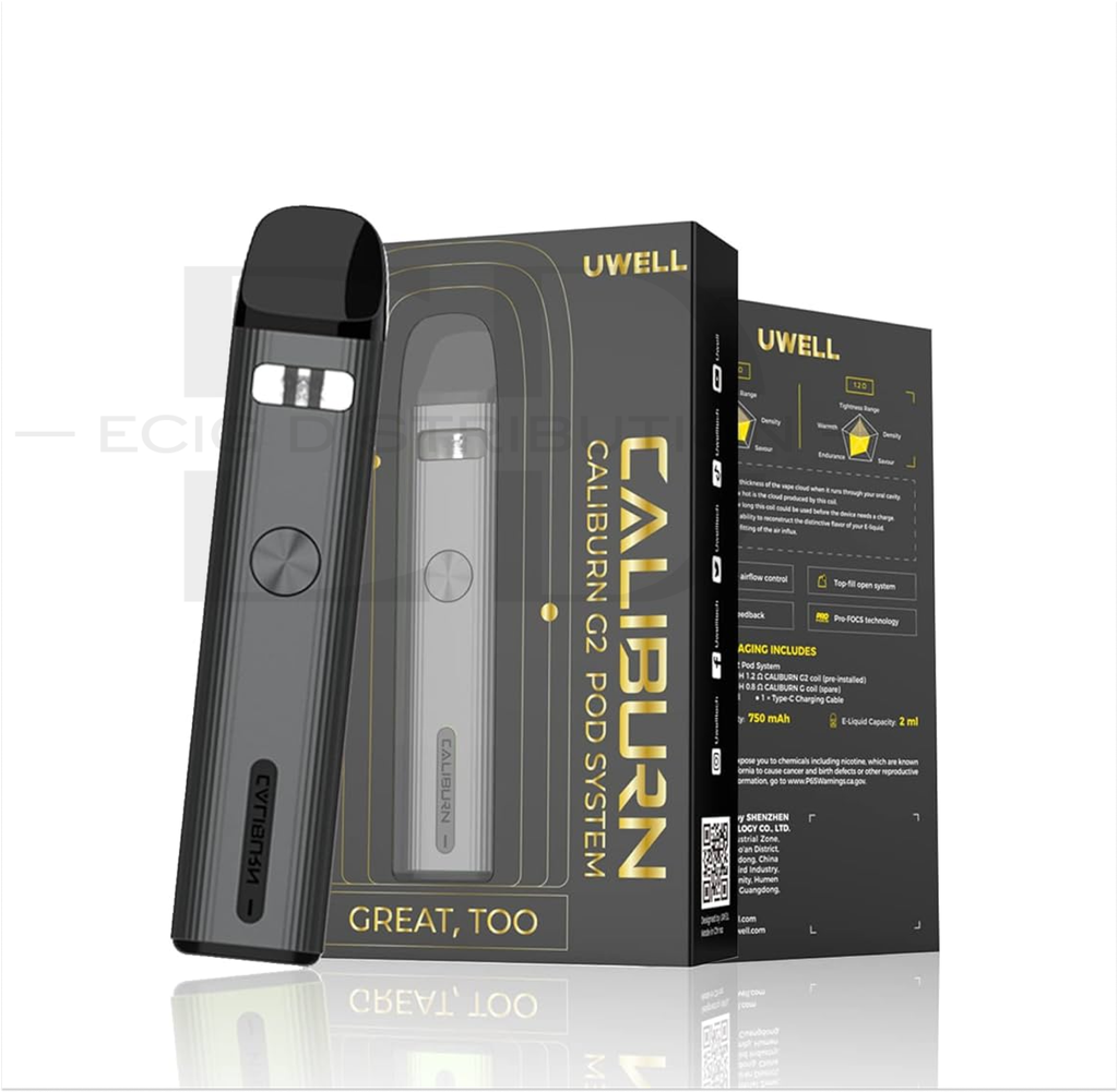 Uwell Caliburn G2 Pod Kit - Shading Gray 
