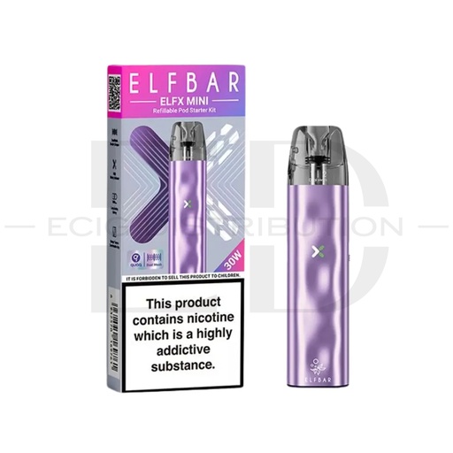 [ELFEMIPK-L] Elfbar ELFX Mini Pod Kit - Lilac 