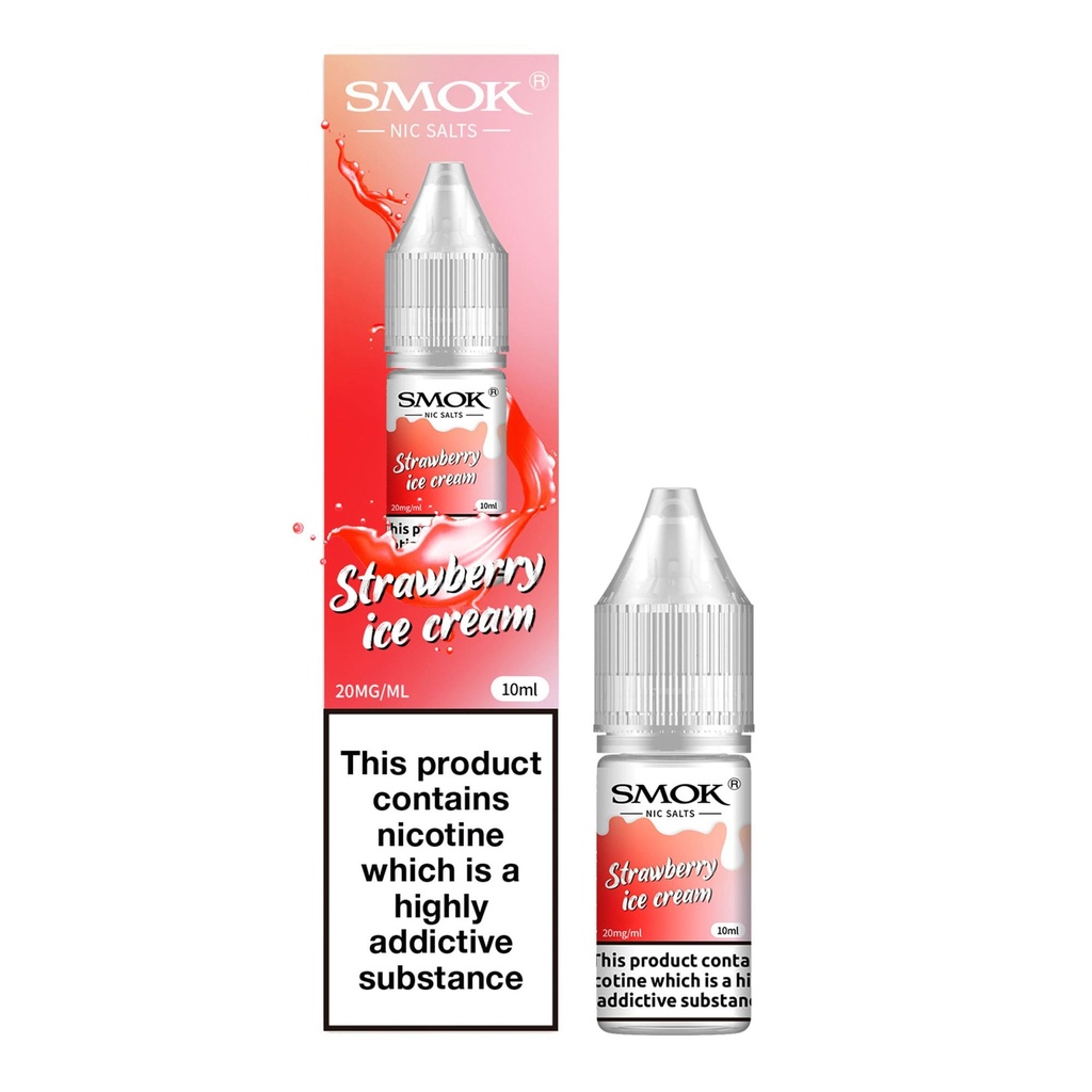 Smok Nic Salts - Strawberry Ice Cream 20MG 