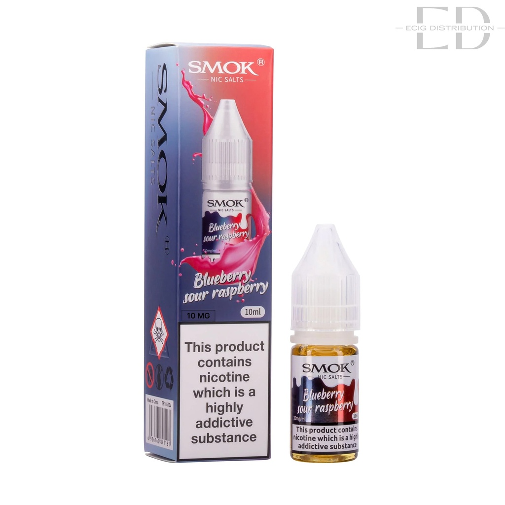 Smok Nic Salts - Blueberry Sour Raspberry 10MG 