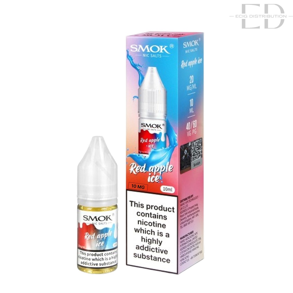 Smok Nic Salts - Red Apple Ice 10MG 