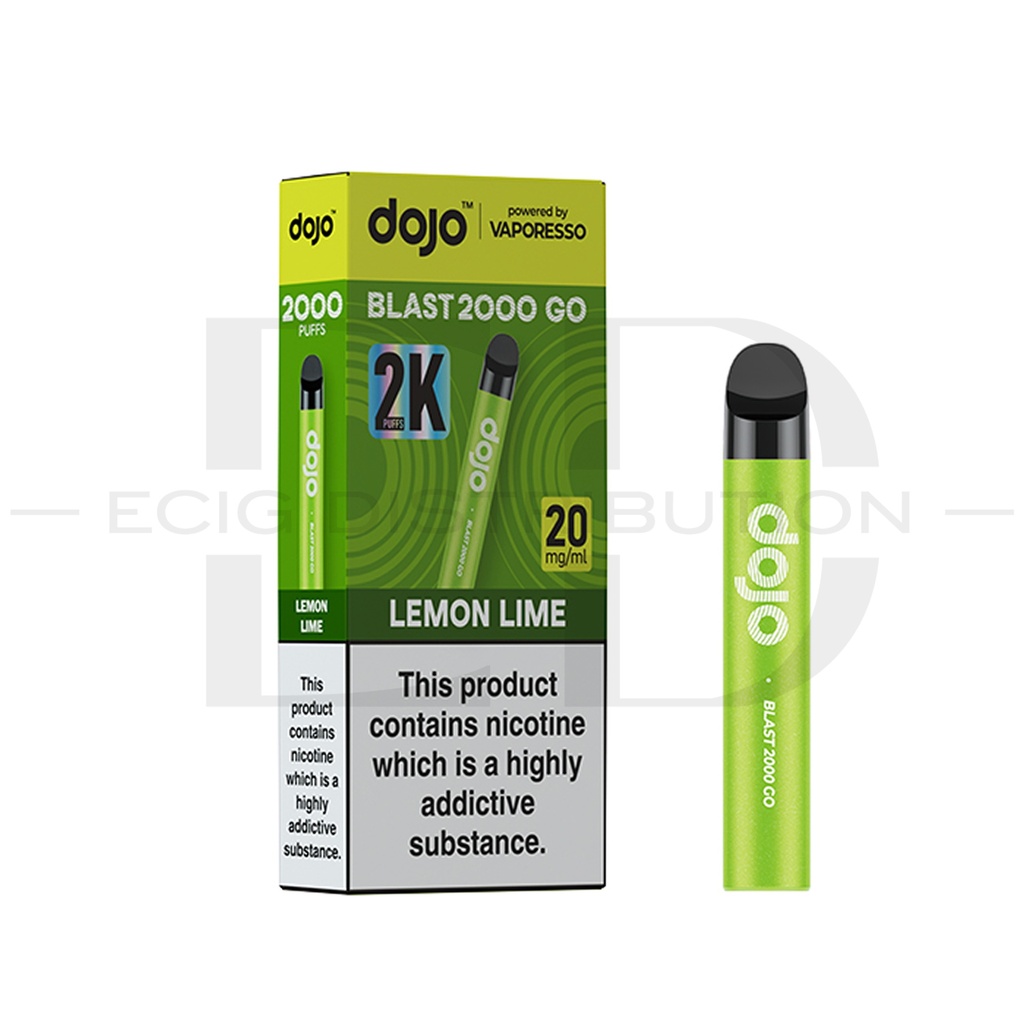 Vaporesso Dojo Blast 2000 Go Pod Kit - Lemon Lime 20MG 