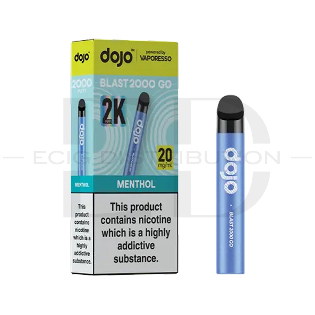 Vaporesso Dojo Blast 2000 Go Pod Kit - Menthol 20MG 