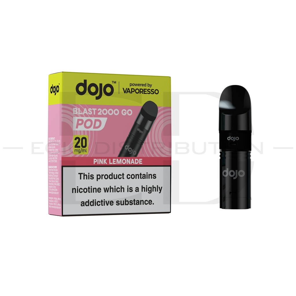Vaporesso Dojo Blast 2000 Go Refillable Pod - Pink Lemonade 20MG