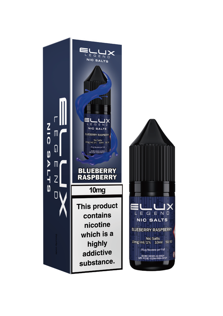 Elux Nic Salts - Blueberry Raspberry 10MG