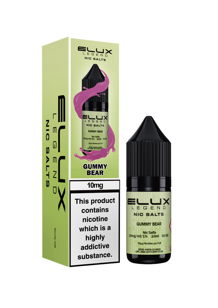 Elux Nic Salts - Gummy Bear 10MG