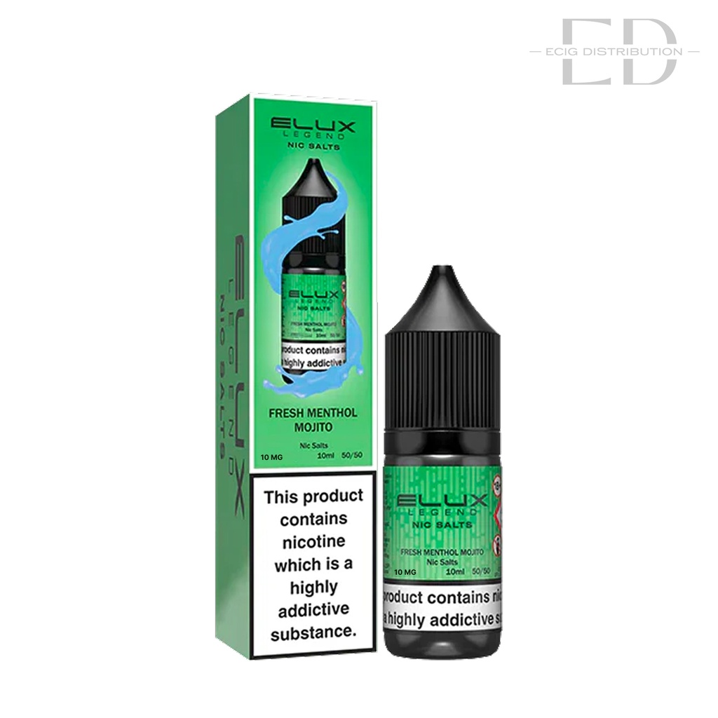 Elux Nic Salts - Fresh Menthol Mojito 10MG