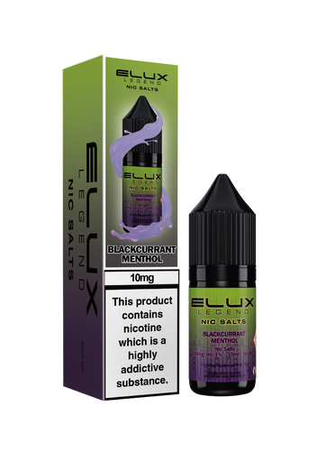 [ELUNSA-BM10MG] Elux Nic Salts - Blackcurrant Menthol 10MG