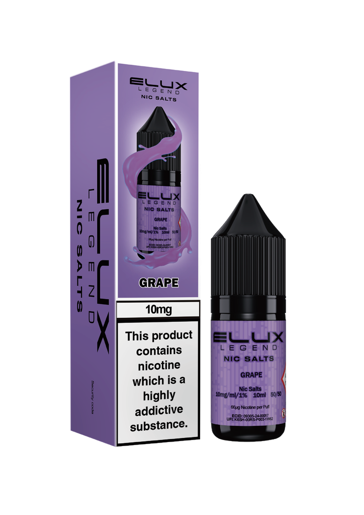 Elux Nic Salts - Grape 10MG