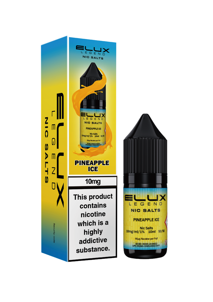 Elux Nic Salts - Pineapple Ice 10MG