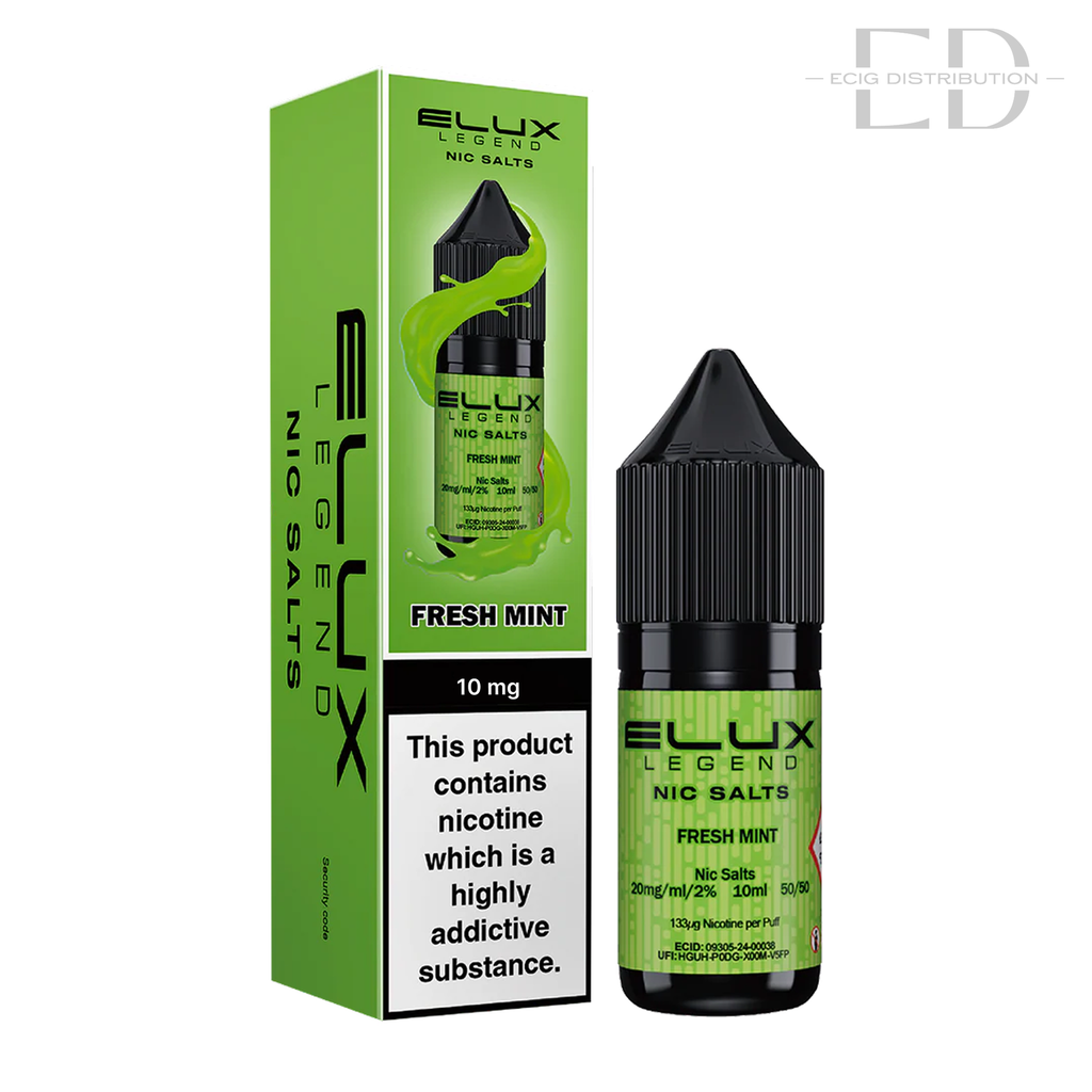 Elux Nic Salts - Fresh Mint 10MG