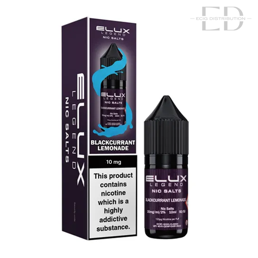 [ELUNSA-BL10MG] Elux Nic Salts - Blackcurrant Lemonade 10MG