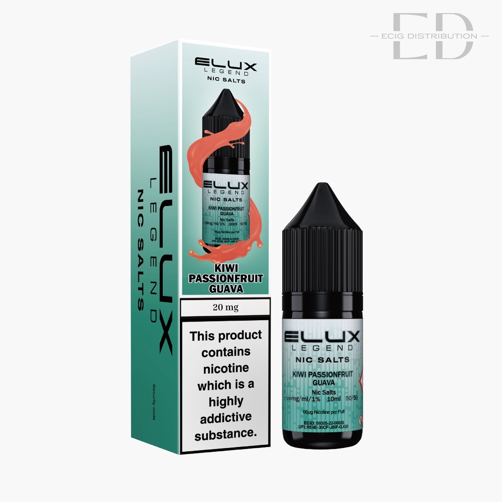Elux Nic Salts - Kiwi Passionfruit Guava 20MG