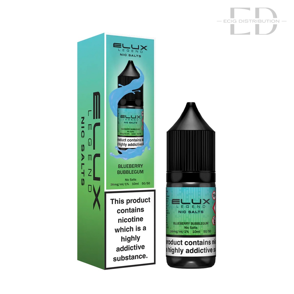 Elux Nic Salts - Blueberry Bubblegum 20MG