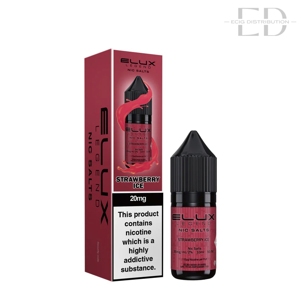 Elux Nic Salts - Strawberry Ice 20MG