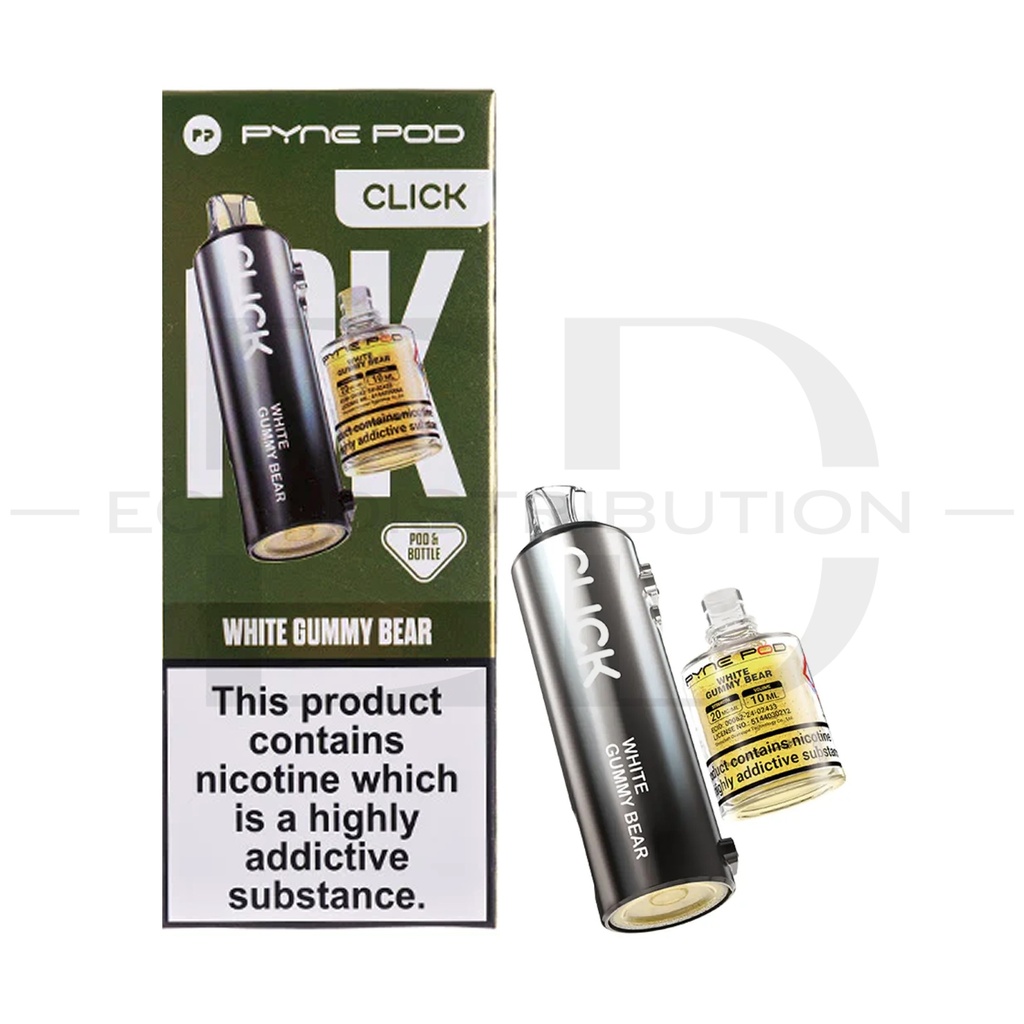 Pyne Pod Click 10K Refillable Pod - White Gummy Bear