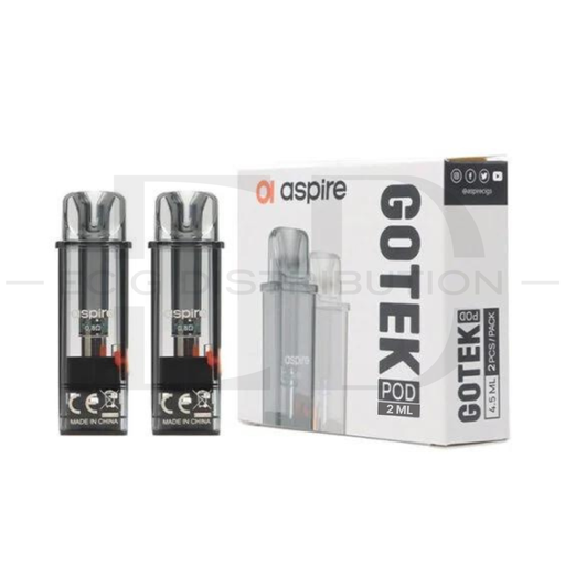[ASPGREP2Pcs/Pack-0.8OHM] Aspire Gotek Refillable Pod 2Pcs/Pack - 0.8 Ohm