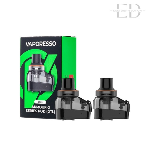 [VAPAGSDRP2Pcs/Pack] Vaporesso Armour G Series DTL Refillable Pod 2Pcs/Pack