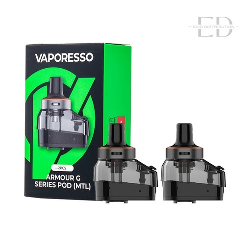 [VAPAGSMRP2Pcs/Pack-X] Vaporesso Armour G Series MTL Refillable Pod 2Pcs/Pack - XL