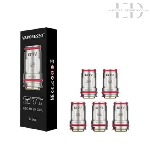 [VAPGMEC5Pcs/Pack-0.2OHM] Vaporesso GTI Mesh Coil 5Pcs/Pack - 0.2 Ohm 