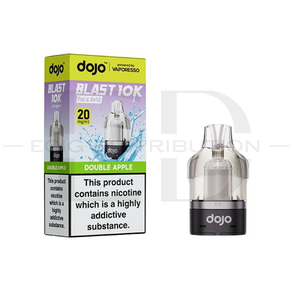 Vaporesso Dojo Blast 10K Refillable Pod - Double Apple 20MG
