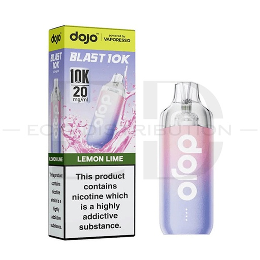 [VAPDBL10KPK-LL20MG] Vaporesso Dojo Blast 10K Pod Kit - Lemon Lime 20MG 